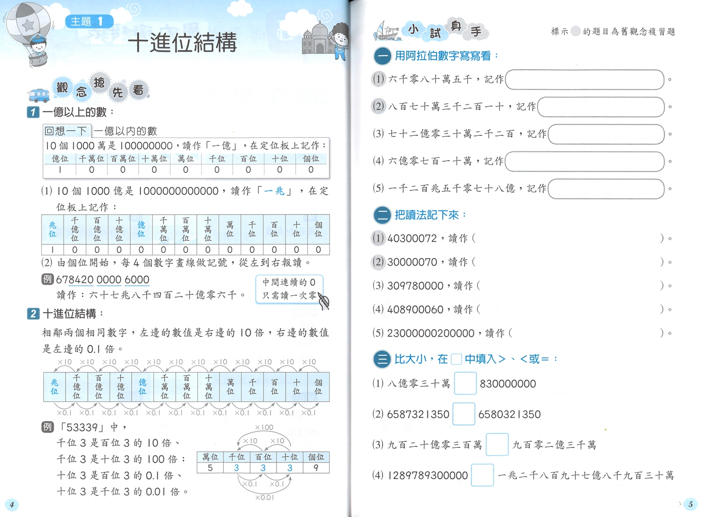 【國小暑假115】奇鼎 數學搶先營-4升5